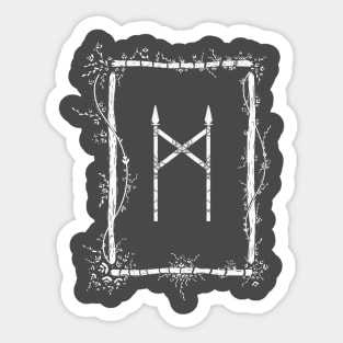 Mannaz- Friends-Family Sticker